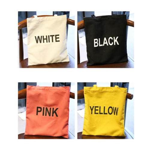 Colorful Canvas Tote Bag, Canvas Sundries Bag Shoulders Bag