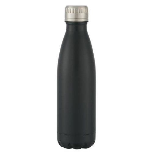 16 Oz. Matte Black Swiggy Stainless Steel Bottle