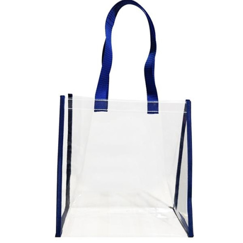 Blue Clear Tote Bag