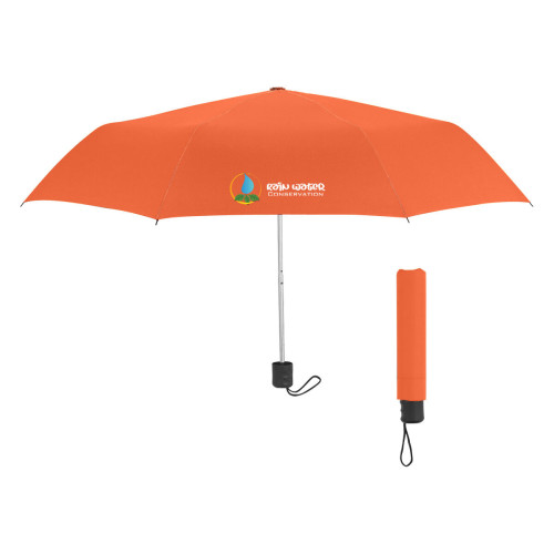 42" Arc Budget Recycled Telescopic Umbrella