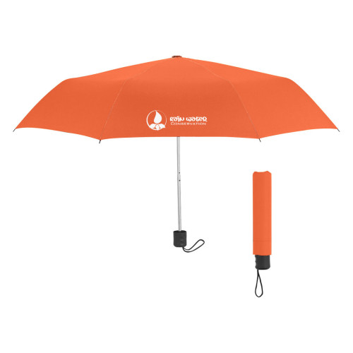 42" Arc Budget Recycled Telescopic Umbrella